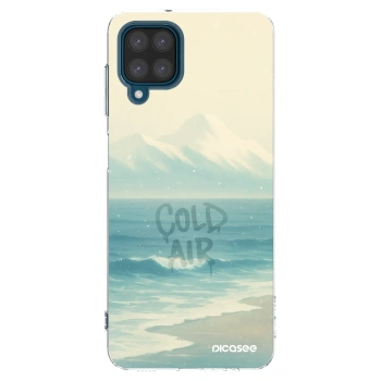 Picasee διαφανής θήκη σιλικόνης Samsung Galaxy A12 A125F - COLD AIR