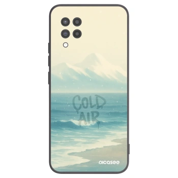Picasee Μαύρη θήκη σιλικόνης για Samsung Galaxy A42 A426B - COLD AIR