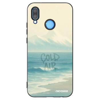 Picasee Μαύρη θήκη σιλικόνης για Huawei P20 Lite - COLD AIR