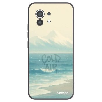 Picasee Μαύρη θήκη σιλικόνης για Xiaomi Mi 11 - COLD AIR