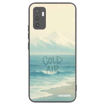 Picasee Μαύρη θήκη σιλικόνης για Xiaomi Redmi Note 10 5G - COLD AIR