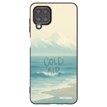 Picasee Μαύρη θήκη σιλικόνης για Samsung Galaxy M12 M127F - COLD AIR