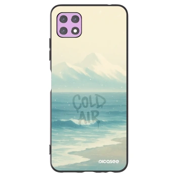 Picasee Μαύρη θήκη σιλικόνης για Samsung Galaxy A22 A226B 5G - COLD AIR
