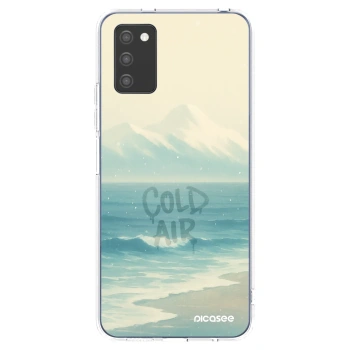 Picasee διαφανής θήκη σιλικόνης Samsung Galaxy A02s A025G - COLD AIR
