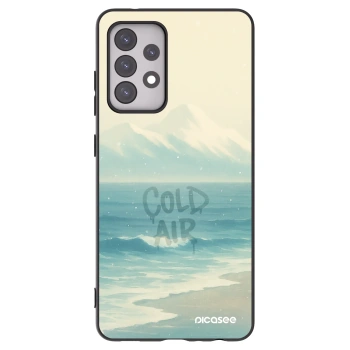 Picasee Μαύρη θήκη σιλικόνης για Samsung Galaxy A52s 5G A528B - COLD AIR