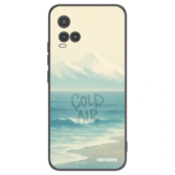 Picasee Μαύρη θήκη σιλικόνης για Vivo Y33s - COLD AIR