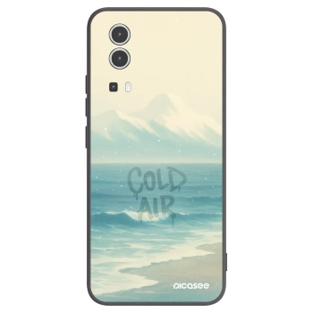 Picasee Μαύρη θήκη σιλικόνης για Vivo Y72 5G - COLD AIR