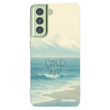 Picasee διαφανής θήκη σιλικόνης Samsung Galaxy S21 FE 5G - COLD AIR