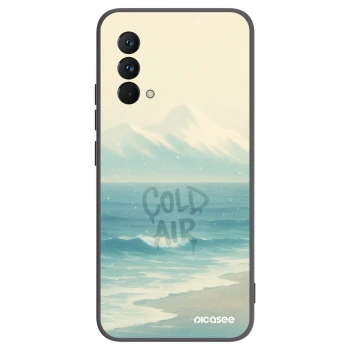 Picasee Μαύρη θήκη σιλικόνης για Realme GT Master Edition 5G - COLD AIR