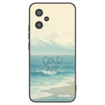 Picasee Μαύρη θήκη σιλικόνης για Realme 9 Pro 5G - COLD AIR
