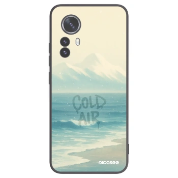 Picasee Μαύρη θήκη σιλικόνης για Xiaomi 12 Pro - COLD AIR