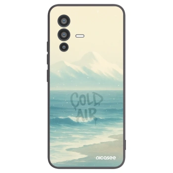 Picasee Μαύρη θήκη σιλικόνης για Vivo V23 5G - COLD AIR