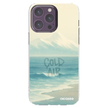 Picasee διαφανής θήκη σιλικόνης Apple iPhone 14 Pro Max - COLD AIR