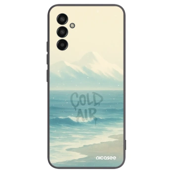Picasee Μαύρη θήκη σιλικόνης για Samsung Galaxy M13 M135F - COLD AIR