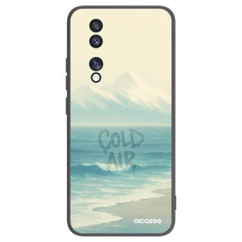 Picasee Μαύρη θήκη σιλικόνης για Honor 70 - COLD AIR