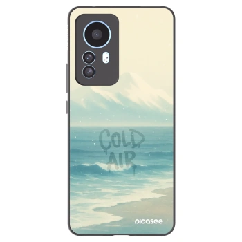 Picasee Μαύρη θήκη σιλικόνης για Xiaomi 12T - COLD AIR