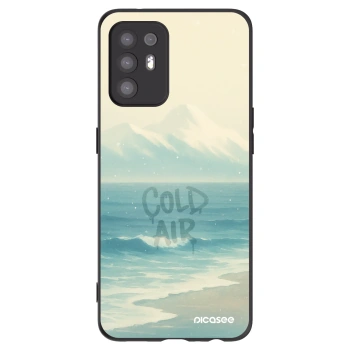 Picasee Μαύρη θήκη σιλικόνης για OPPO A94 5G - COLD AIR