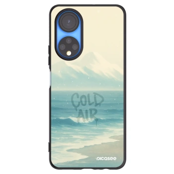 Picasee Μαύρη θήκη σιλικόνης για Honor X7 - COLD AIR