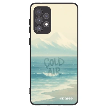 Picasee Μαύρη θήκη σιλικόνης για Samsung Galaxy A73 5G - COLD AIR