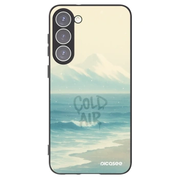 Picasee Μαύρη θήκη σιλικόνης για Samsung Galaxy S23+ 5G - COLD AIR