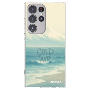 Picasee διαφανής θήκη σιλικόνης Samsung Galaxy S23 Ultra 5G - COLD AIR