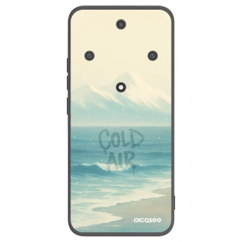 Picasee Μαύρη θήκη σιλικόνης για Honor Magic5 Lite 5G - COLD AIR