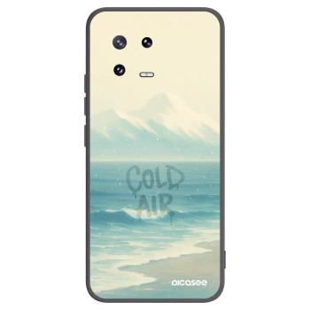 Picasee Μαύρη θήκη σιλικόνης για Xiaomi 13 Pro - COLD AIR