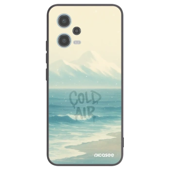 Picasee Μαύρη θήκη σιλικόνης για Xiaomi Redmi Note 12 5G - COLD AIR