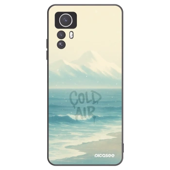 Picasee Μαύρη θήκη σιλικόνης για Xiaomi Redmi Note 12S - COLD AIR