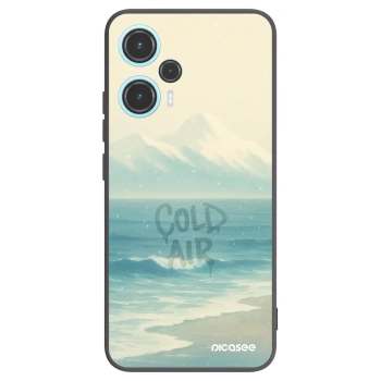 Picasee Μαύρη θήκη σιλικόνης για Xiaomi Poco F5 - COLD AIR