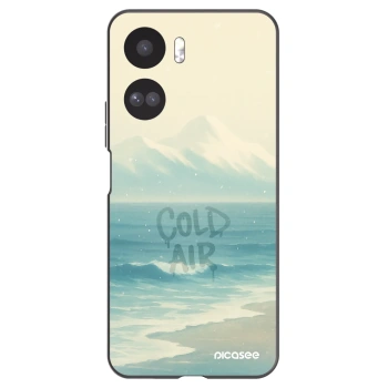 Picasee Μαύρη θήκη σιλικόνης για Honor 90 Lite 5G - COLD AIR