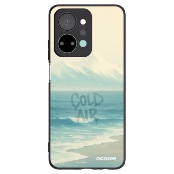 Picasee Μαύρη θήκη σιλικόνης για Honor X7a - COLD AIR