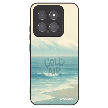 Picasee Μαύρη θήκη σιλικόνης για Xiaomi 14 - COLD AIR