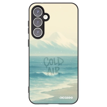 Picasee Μαύρη θήκη σιλικόνης για Samsung Galaxy S23 FE S711B - COLD AIR