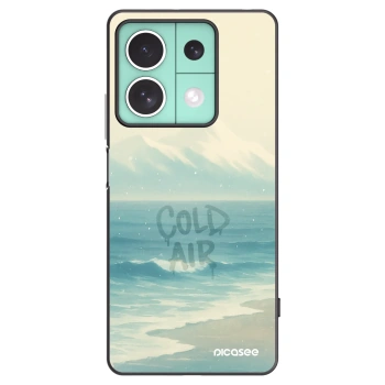 Picasee Μαύρη θήκη σιλικόνης για Xiaomi Redmi Note 13 5G - COLD AIR