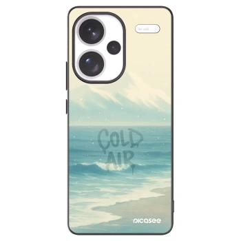 Picasee Μαύρη θήκη σιλικόνης για Xiaomi Redmi Note 13 Pro+ 5G - COLD AIR