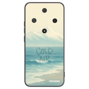 Picasee Μαύρη θήκη σιλικόνης για Honor Magic6 Lite 5G - COLD AIR