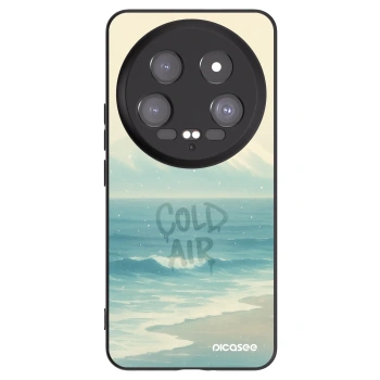 Picasee Μαύρη θήκη σιλικόνης για Xiaomi 14 Ultra - COLD AIR