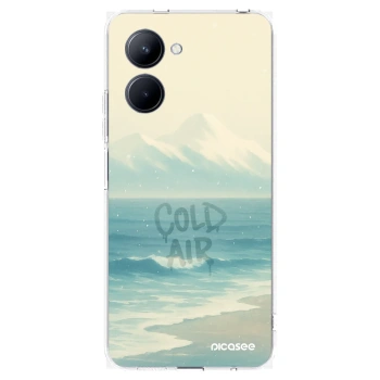 Picasee διαφανής θήκη σιλικόνης Realme C33 (2023) - COLD AIR