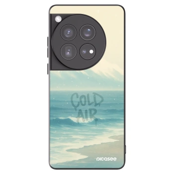 Picasee Μαύρη θήκη σιλικόνης για OnePlus 12 5G - COLD AIR