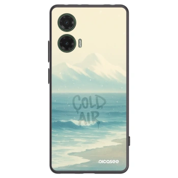 Picasee Μαύρη θήκη σιλικόνης για Motorola Moto G35 5G - COLD AIR