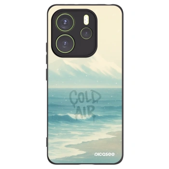 Picasee Μαύρη θήκη σιλικόνης για Xiaomi Redmi Note 14 4G - COLD AIR