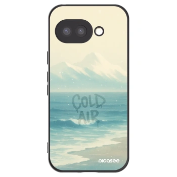 Picasee Μαύρη θήκη σιλικόνης για Google Pixel 9a - COLD AIR
