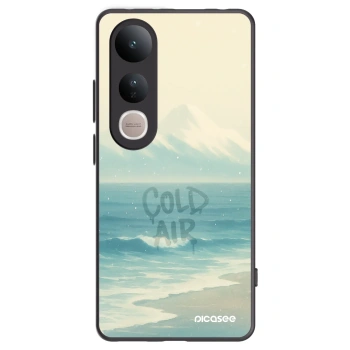 Picasee Μαύρη θήκη σιλικόνης για Vivo V50 Lite 5G - COLD AIR