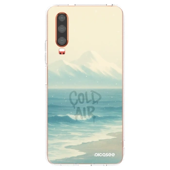 Picasee διαφανής θήκη σιλικόνης Huawei P30 - COLD AIR