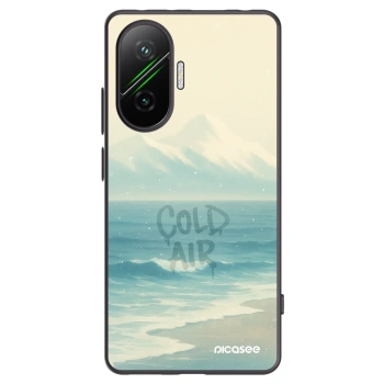 Picasee Μαύρη θήκη σιλικόνης για Xiaomi Poco F7 5G - COLD AIR
