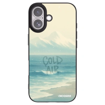 Picasee Μαύρη θήκη σιλικόνης για Apple iPhone 17 - COLD AIR
