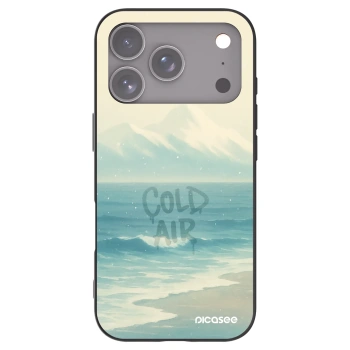 Picasee Μαύρη θήκη σιλικόνης για Apple iPhone 17 Pro - COLD AIR