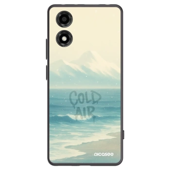 Picasee Μαύρη θήκη σιλικόνης για Motorola Moto E14 - COLD AIR