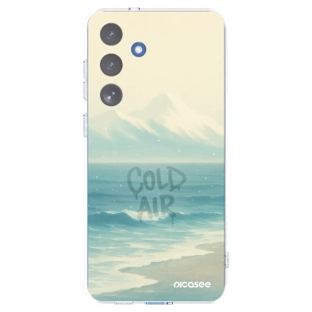 Picasee διαφανής θήκη σιλικόνης Samsung Galaxy S25 FE 5G - COLD AIR